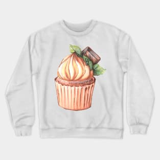 Chocolate Mint Cupcake Crewneck Sweatshirt